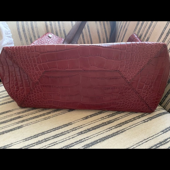 Authentic Red Leather Vince Camuto Bag - Picture 3 of 5